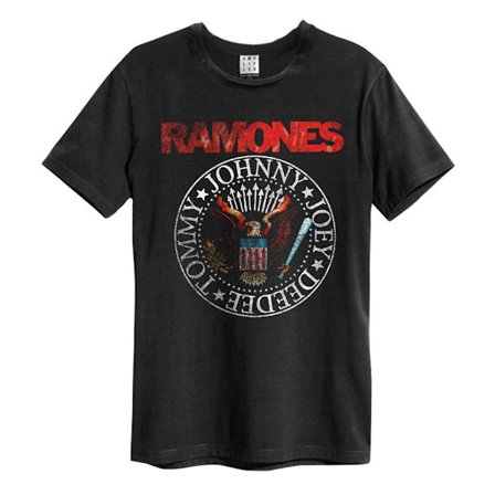 Amplified Unisex Vuxen Vintage Seal Ramones T-shirt S Kol