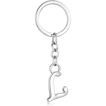 Bokstav Enkel Alfabet Sjarmbånd, Nøkkelring, Veske Sjarmbånd (L) IC