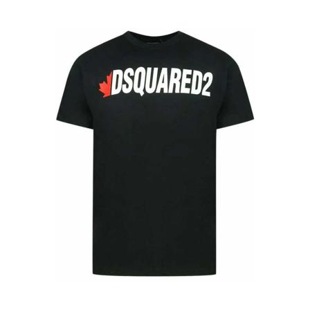 Dsquared2 T-Shirts svart, Herr, Herr, Storlek: S
