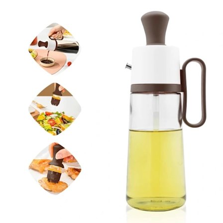 {xj}1 stk. Kjøkkentilbehør Glass Krydderflaske Soyasaus Eddik