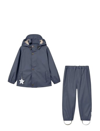 MINI A TURE Matreinar Rain Set. Grs - Navy - 110
