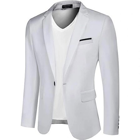 Herr Regular Fit Athleisure Blazer Casual Kostym XXL