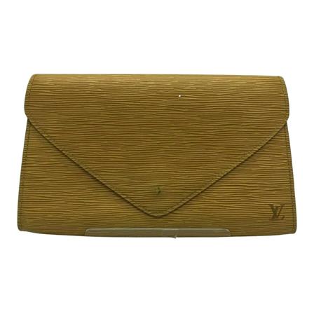 Louis Vuitton Vintage Pre-owned Clutch gul, Dam Vintage Väskor, Dam, Storlek: ONE SIZE