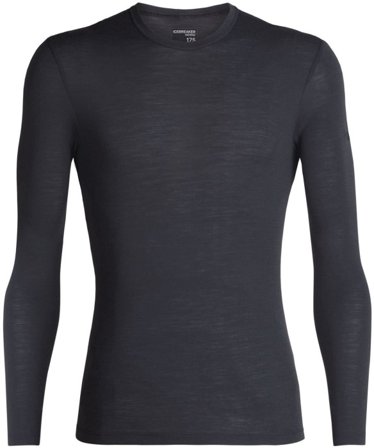 Icebreaker M's Everyday LS Crewe 175 Black