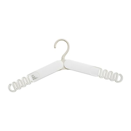 Sammenleggbar Reisekleshenger Bærbar Sammenleggbar Henger 360° Roterende Krok Kleshenger Tørkestativ for Jakker Klær