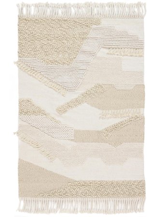 Landscape 140X200 Pequeno Branco/Multicor Tapete Lã