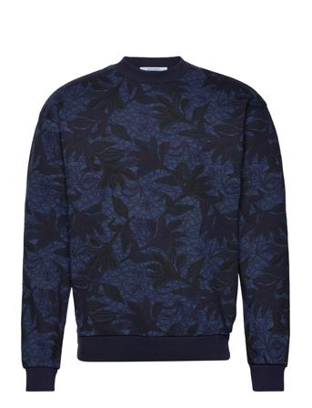 Relaxed Printed Felpa Sweatshirt Sweat-shirt Genser Multi/mønstret Scotch & Soda