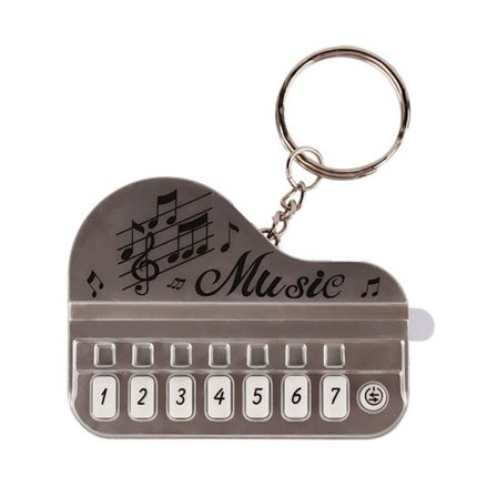 Piano Avaimenperä Elektroninen Näppäimistö Avaimenperä GREY GREY