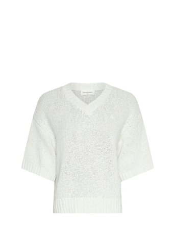 MSCH Copenhagen Mschhannalie 2/4 V Pullover - White - M/L