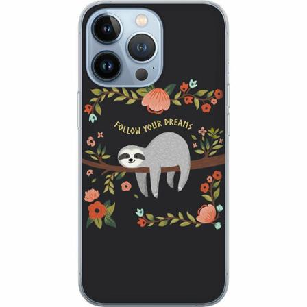 Apple Iphone 14 Pro Genomskinligt Skal Sloth Of Wisdom
