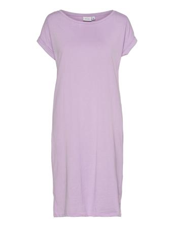 Vidreamers S/S Knee Dress /Su- Purple Vila