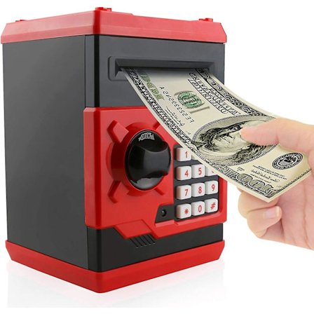 Atm-possupankki, varastava rahakassa, säästölipas, kolikkolipas, syntymäpäivä lapsille ja lapsille