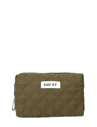 DAY ET Day Re-Q Fenced Washbag S - Khaki green - ONE SIZE