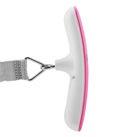 50 kg/10 g elektronisk vekt digital hengende bagasjevekt bærbar vekt rosa