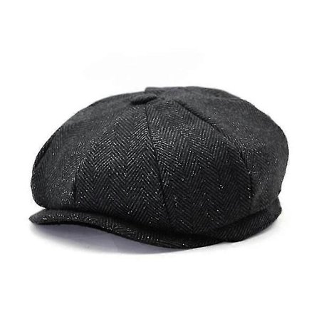 Miesten litteä lippalakki "Newsboy" -hattu "Tweed Cabbie Peaky Blinders Baker Boy" -hattu