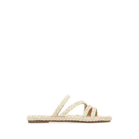 Manebí, Sliders Beige, Dames, Maat:37 EU