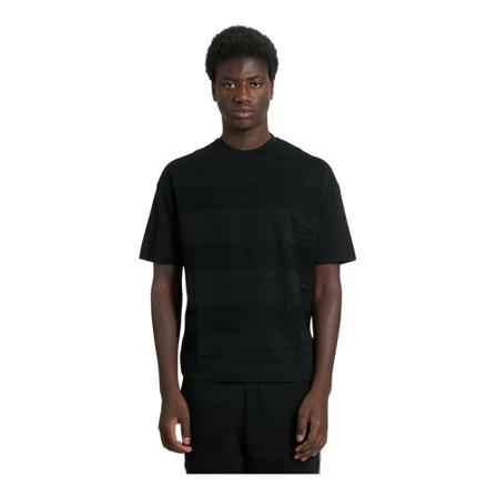 Emporio Armani, T-Shirts Zwart, Heren, Maat:XL
