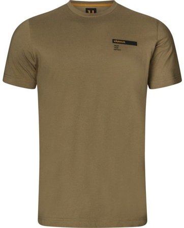 Härkila Logo Brand T-Shirt Antique Bronze - T-Paidat & Pikeepaidat