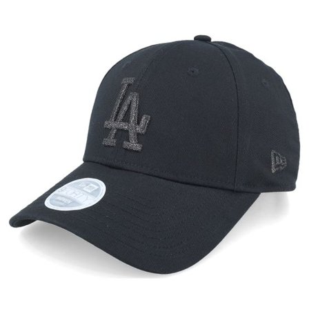 New Era - MLB Svart adjustable Keps - Los Angeles Dodgers Womens Metallic Logo 9FORTY Black Adjustable @ Hatstore