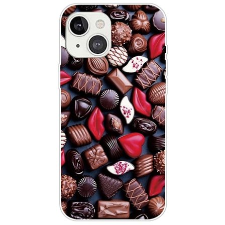 Deco iPhone 14 skal - Choklad I Olika Former