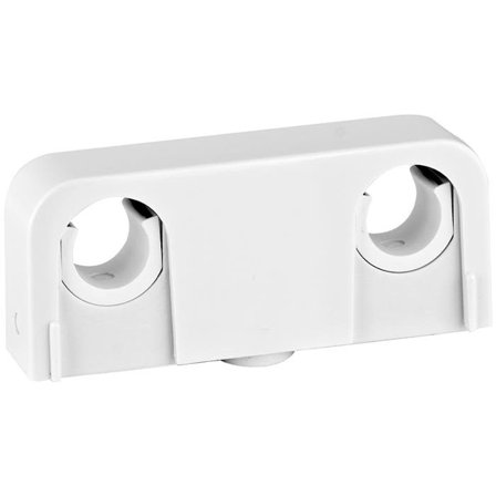 Faluplast Snap 14080 Rørklemme dobbel, 16/20 mm, hvit, Installasjon