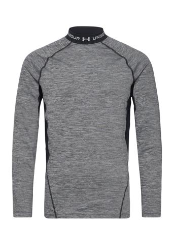 Ua Coldgear Twist Mock Sport T-Langærmet Skjorte Grey Under Armour