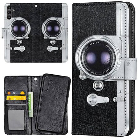 Samsung Galaxy A17 5G - Lommebok Deksel Retro Kamera