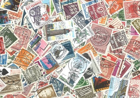 Danmark - Ca. 365 forskellige frimærker