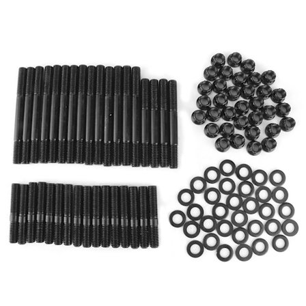 Chromoly Steel Head Stud Kit Ersättning för aluminium- eller järnhuvuden Passar till SBC-seriens motorer #1525-Stud/279.1001