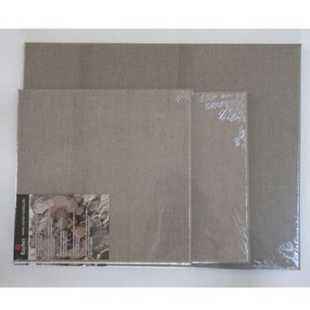 Linneduk med ram - RAYHER - 40 x 50 cm - Flerfärgad - Konst och kreativt hantverk - Måleri