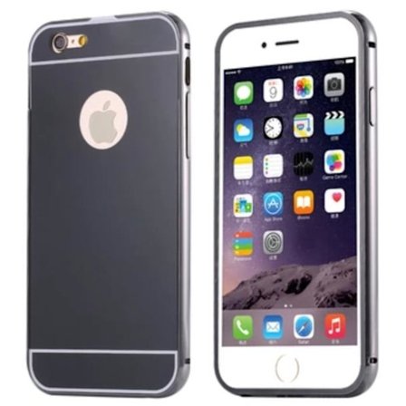 iPhone 5/5S/5SE - Elegant deksel fra LEMAN (ramme i aluminium)