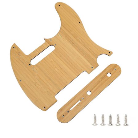 Pickguard Beskyttelsesplade Til Tl Akustisk Guitar Udskiftning Dekoration Tilbehør Dele Bambus Gq226