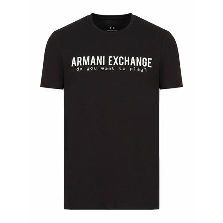 Armani Exchange T-Shirts , Zwart , Heren , Maat: S