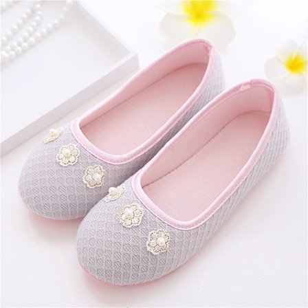 Tunna sommarskor Bomull Pärlgrå (liten)