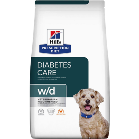 Hill's Prescription Diet Dog - w/d Digestive/Weight/Diabetes Chicken - Dry Dog Food 4 kg - Hund - Hundefôr & hundemat - Veterinærfôr for hund - ZOO.no