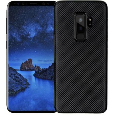 Samsung Galaxy S9 Plus Stöttåligt Skal Fullcarbon V2 Svart