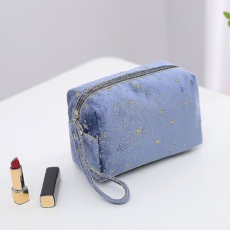 Oktaedrinen Naisten Sametti Kosmetiikkalaukku Matkalle Käsienpesuun