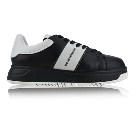 Emporio Armani Sneakers Sort, Herre, Størrelse: 44 EU