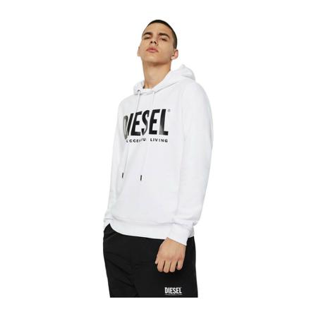 Diesel Hoodies Hvid, Herre