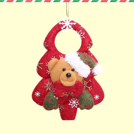 3stk julepynt juletreanheng LITEN BJØRN LITEN