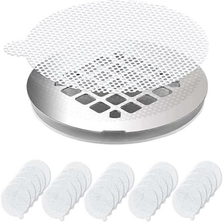 25 st Engångs Avlopp Rund Mesh Hårförlängning