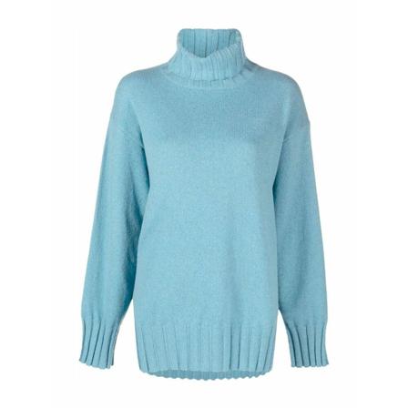 Malo Turtlenecks Blå, Dame Rullekraver