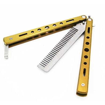 TG Kam Hopf?llbar / Butterfly i rustfritt st?l - ALLE FARGER gull