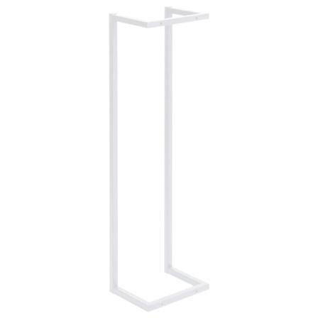 Vidaxl Handdukshängare Vit 25x20x95 Cm Stål Vit