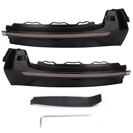 LED Wing Sidespeil Indikator Dynamisk Flytende Blinklys Kompatibel med Audi A3 S3 RS3 8V 2013-2020