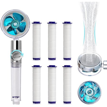 Dusjhode, vannsparende anti-kalk dusjhode, høytrykk