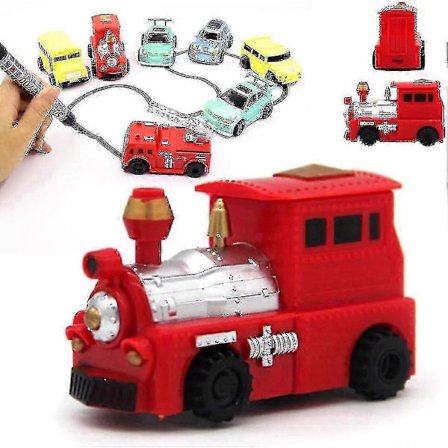 Følg linjen induktiv bil, 2025 nyt magisk induktivt billegetøj, interaktivt bagagerumslegetøj følg sort linje pædagogisk legetøj nyhedsgave p