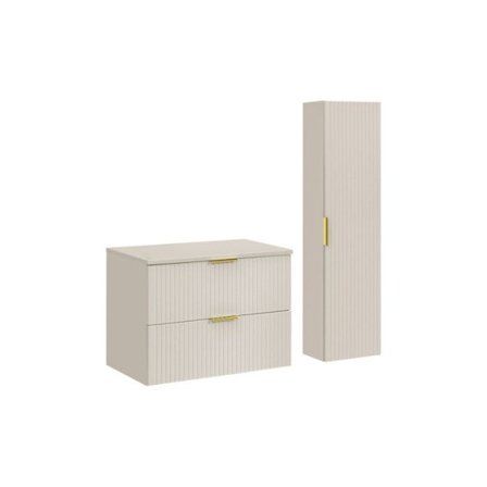 Underkasseskab 80 cm + 2 elementer - Georgia Cashmere