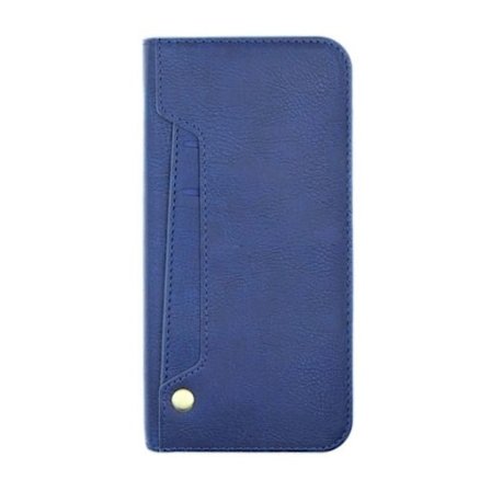 Flip Stand Leather Wallet Card holder Case Blue For iPhone X/XS