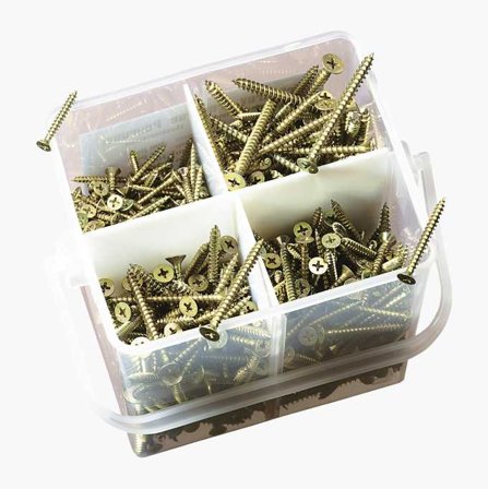 Träskruv helgängad 660 st.